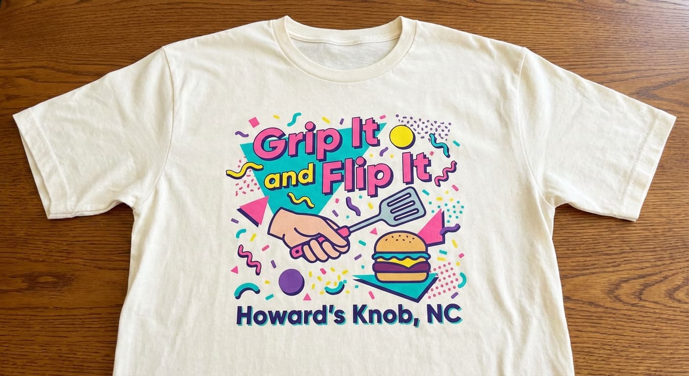 Grip It and Flip It Tee - product shot front